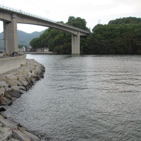 神島大橋下